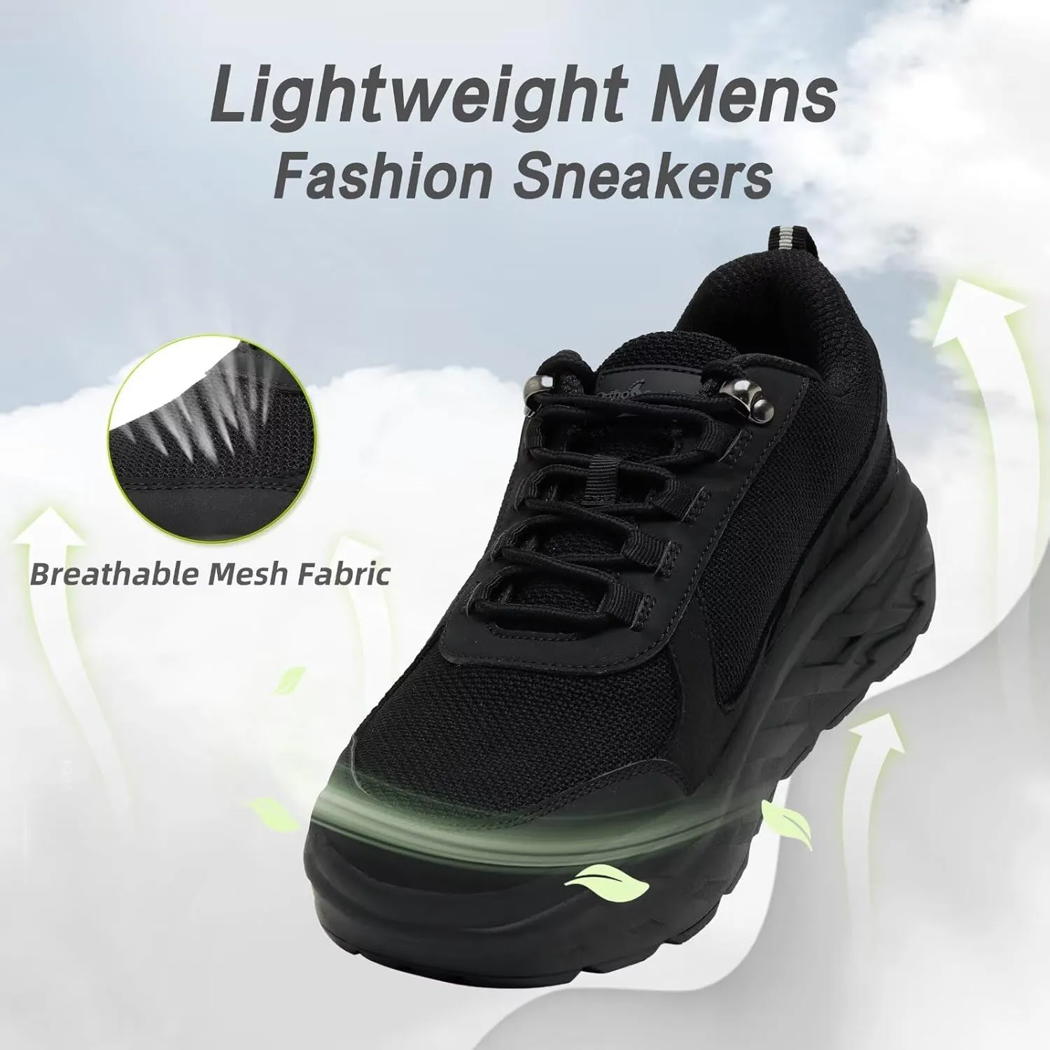 OrthoComfoot Men's Orthopedic Diabetic Wide Walking Shoes: Comfortable Plantar Fasciitis Fashion Sneakers with Arch Support for Swollen, Casual Hammer Toes Shoes for Foot and Heel Pain Relief