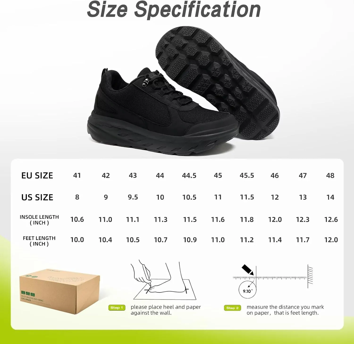 OrthoComfoot Men's Orthopedic Diabetic Wide Walking Shoes: Comfortable Plantar Fasciitis Fashion Sneakers with Arch Support for Swollen, Casual Hammer Toes Shoes for Foot and Heel Pain Relief