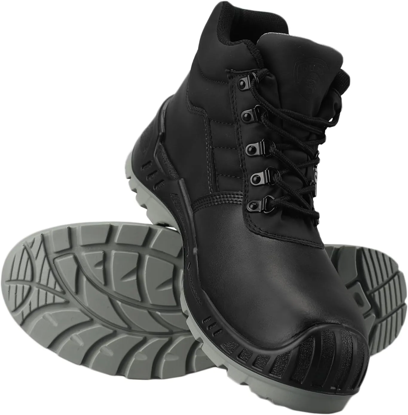 OUXX Men's Composite Toe Work Boots, ASTM F2413-18 Safety Shoes, Slip-Resistant Boot,Comfortable Work Shoes for Men (OX4501)
