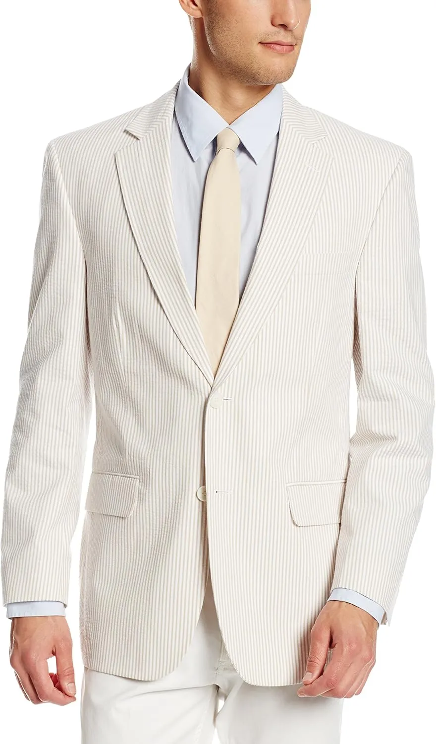 Palm Beach Men's Brock Seersucker Suit Separate Jacket