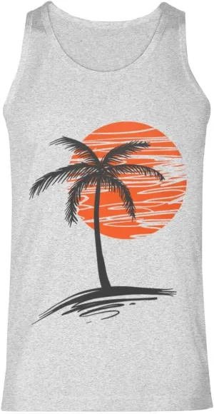 Palm Tree Men's Fitness Tanks Tops T Shirt