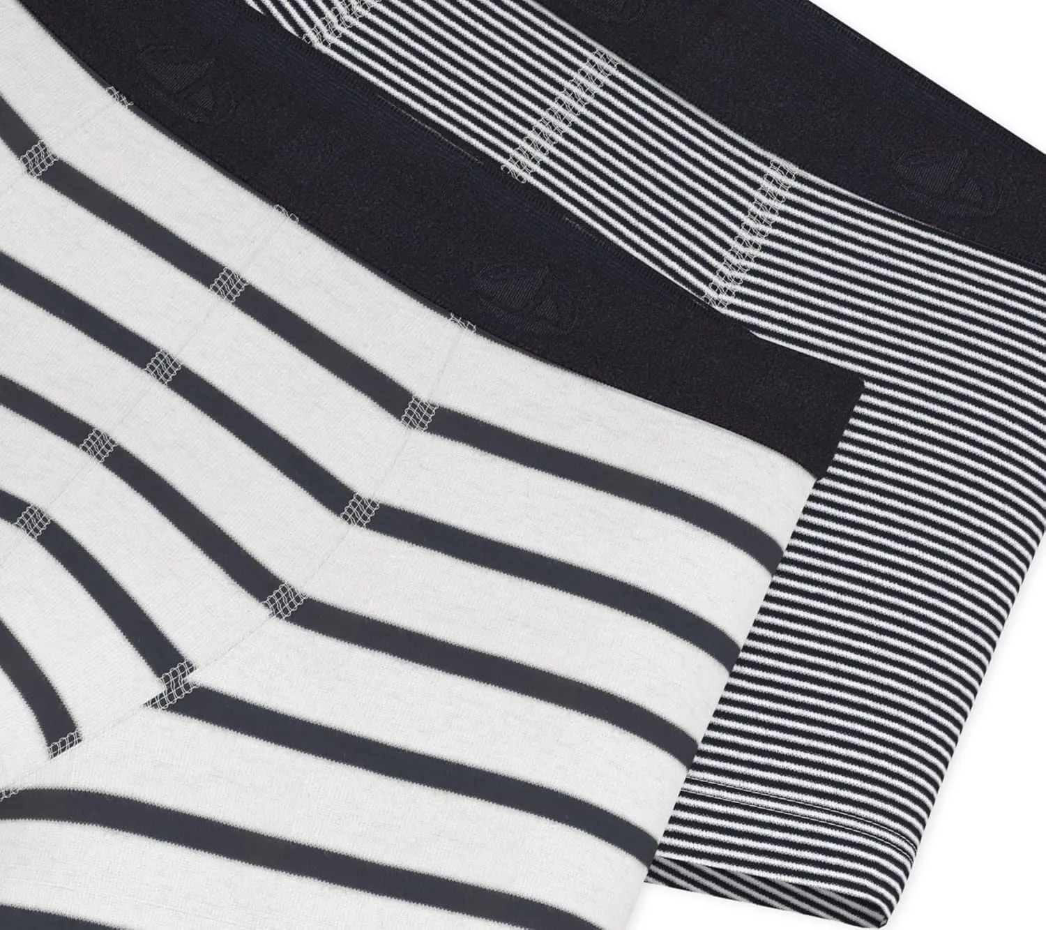 Petit Bateau Boys' Pinstriped Boxer Shorts - 2-Pack STYLE A01FR-A01DF SIZES 2-18 YEARS