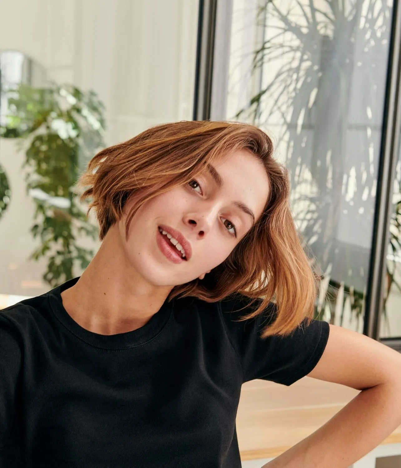 Petit Bateau Women's 100% Black Cotton Crew Neck T-shirt (14(S), 16(M) 18(L))