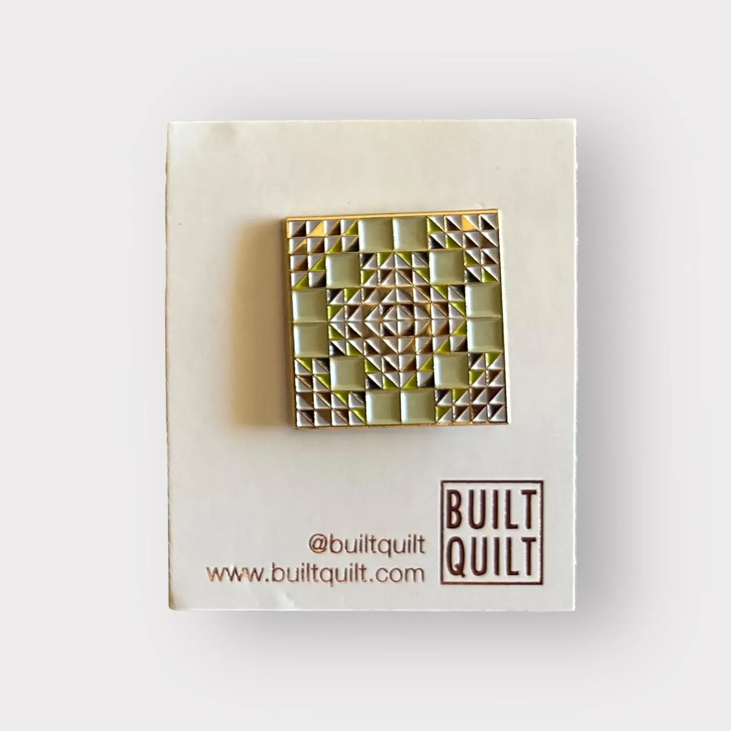 Quilt Inspired Enamel Pins, 1" Pins Featuring Quilt Block Patterns, Vibrant, Geometric Lapel Pin, Contemporary Design, Abstract Modern Brooch