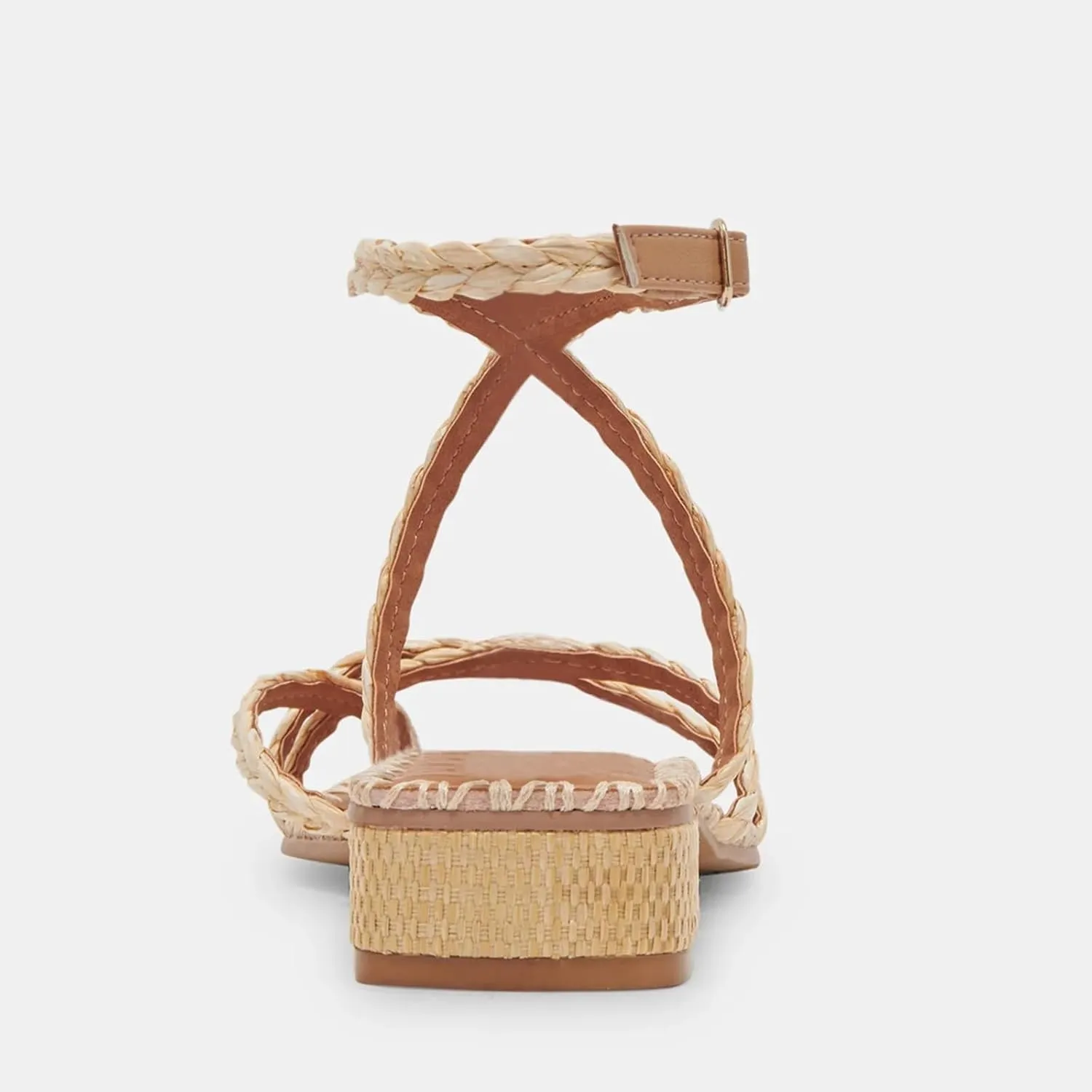 Raffia Heeled Sandals for Women Square Open Toe Chunky Heels Strappy Sandals Dressy Casual Straw Woven Beach Flip Flops Sandals