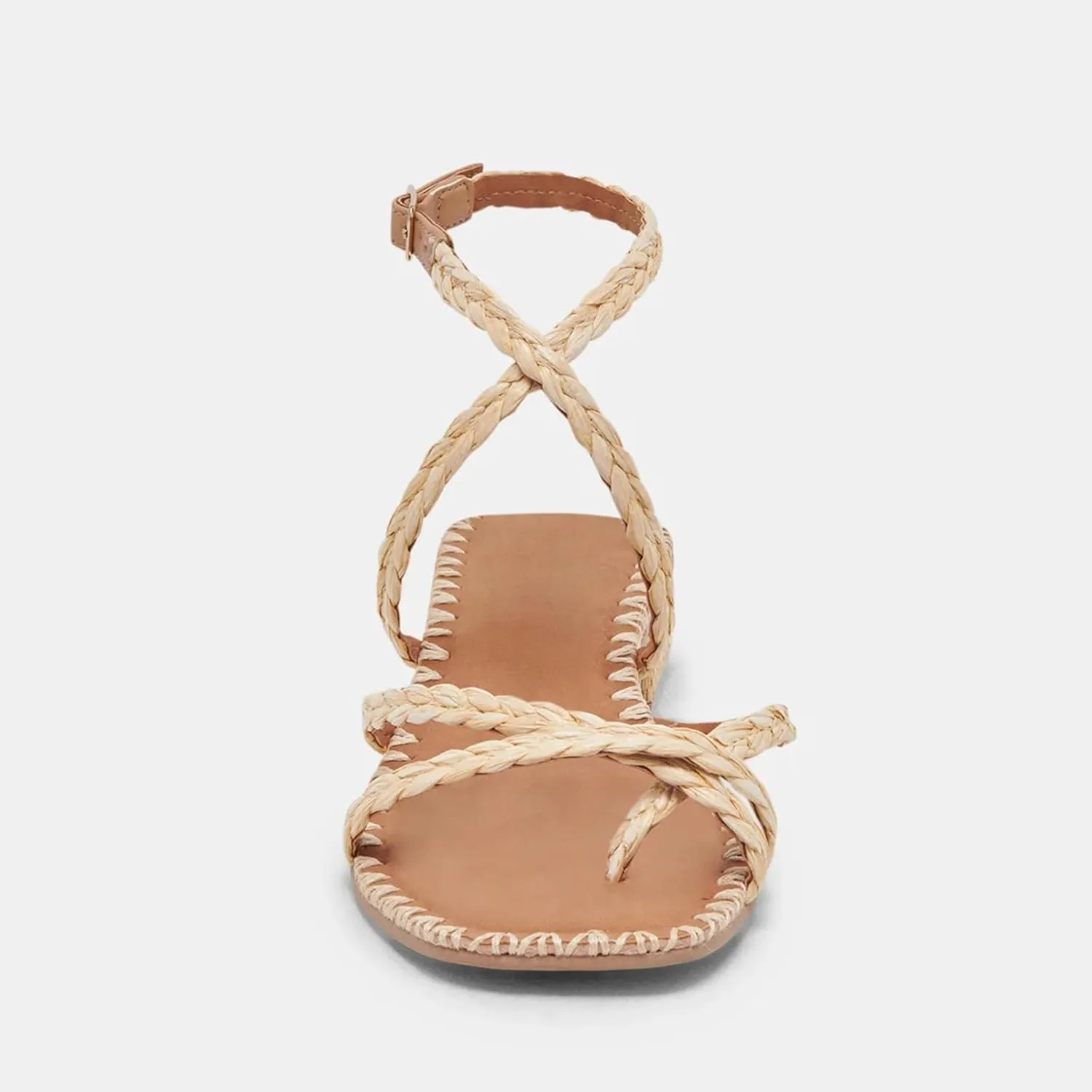 Raffia Heeled Sandals for Women Square Open Toe Chunky Heels Strappy Sandals Dressy Casual Straw Woven Beach Flip Flops Sandals