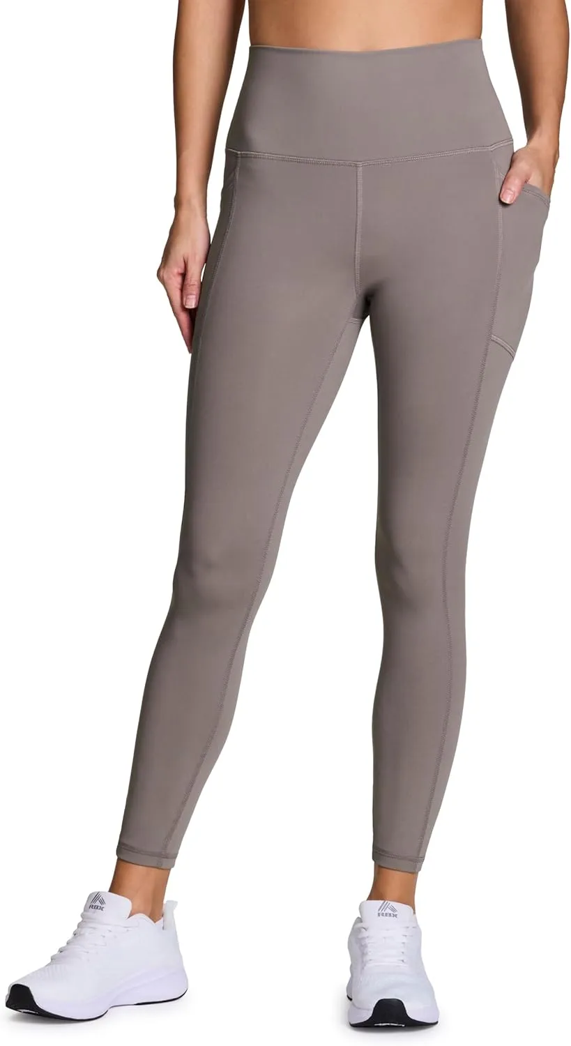 RBX Active High Waisted Squat Proof Ankle Length Leggings for Women, 7/8 Yoga Leggings with Pockets