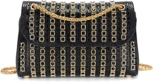 Rhinestones Clutch Purses for Women Chain Shoulder Bags Sparkly Evening Bags for Cocktail Prom Party Wedding