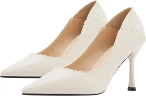 SAILING LU Pumps Shoes for Women Low Heels Wedding Dressy Sexy Kitten Heels Closed Pointed Toe Pumps Shoes
