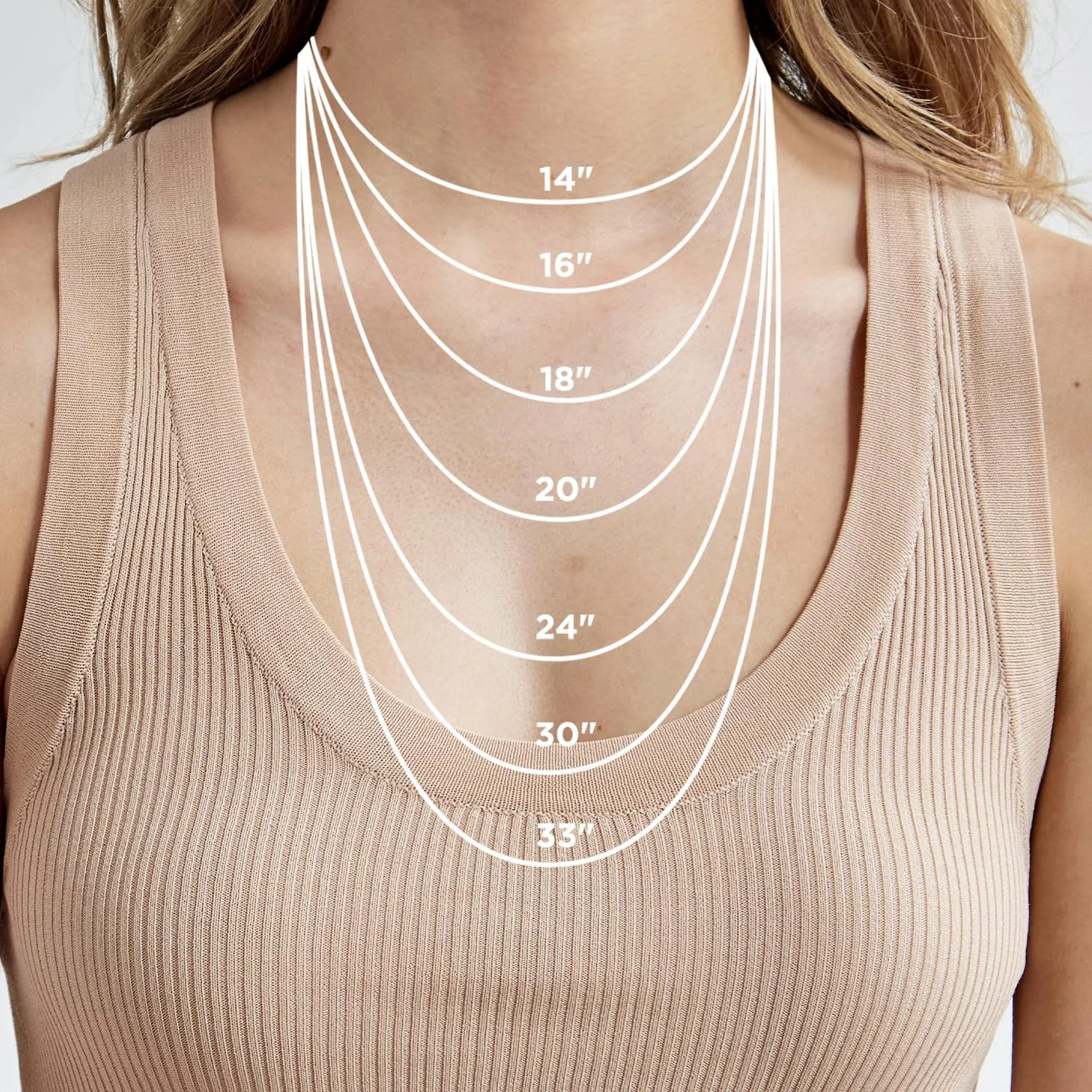 Semi-Precious Block Initial Necklace