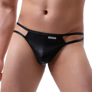 Sexy Men's Sexy Underwear Leather-Like Underwear Underwear Sexy Panties Men's underwear Chaffing Underwear Mens