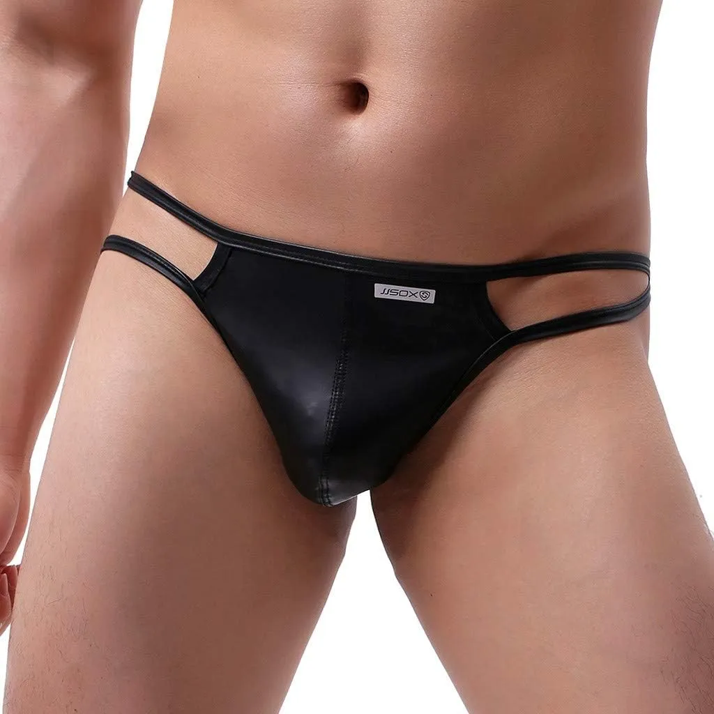 Sexy Men's Sexy Underwear Leather-Like Underwear Underwear Sexy Panties Men's underwear Chaffing Underwear Mens