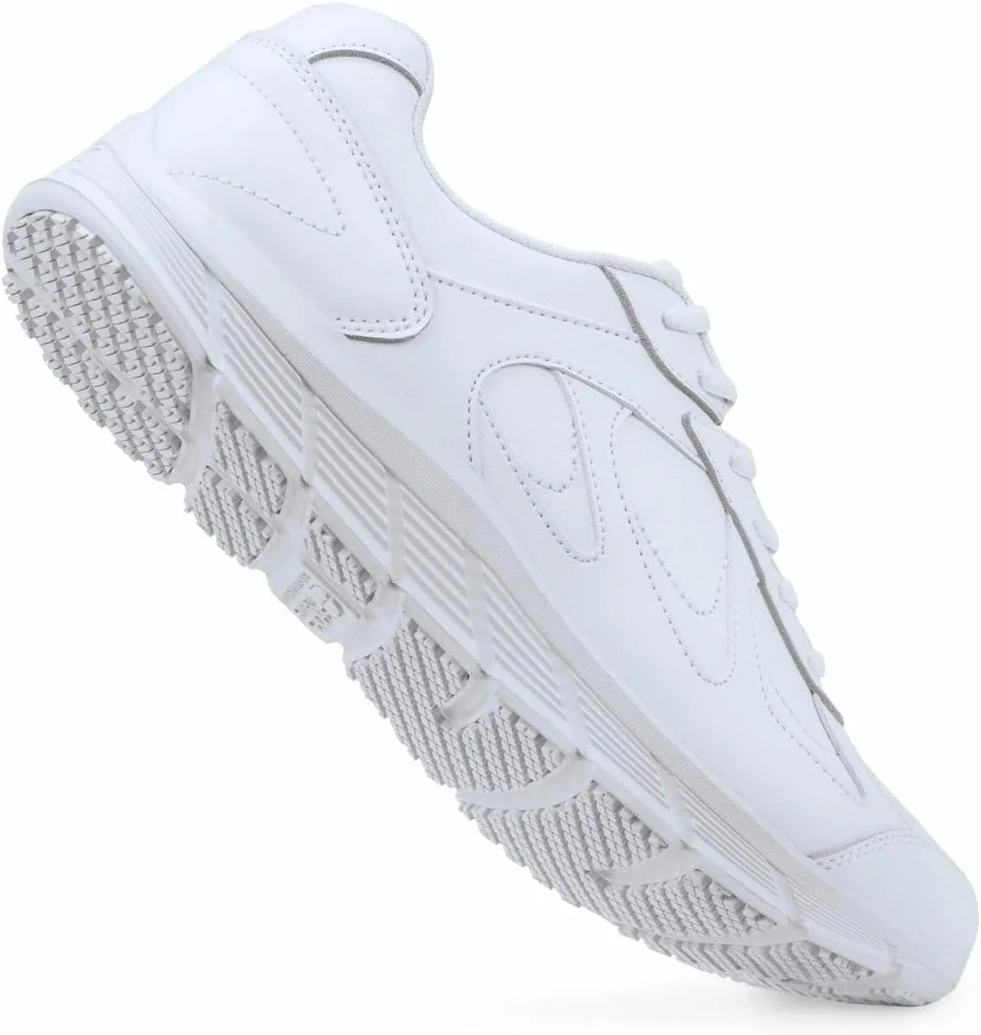 Shoes for Crews Galley II, Men's Slip Resistant Work Shoes, Water Resistant, Food Service Work Shoes, Black or White