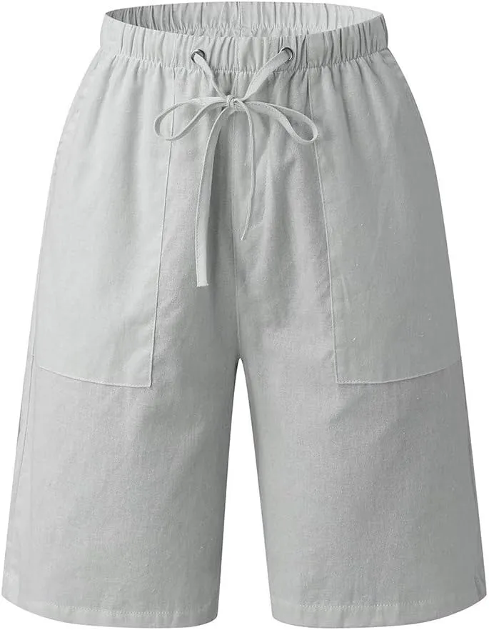 Shorts for Men Casual Summer Waist Drawstring Shorts High with Pockets Elastic Men's Pants Men's Shorts Athletic
