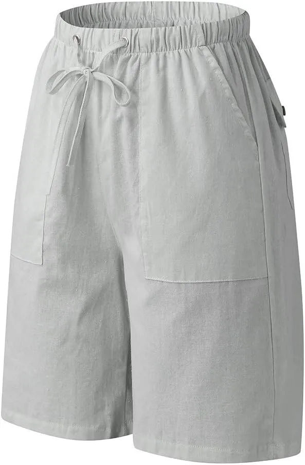 Shorts for Men Casual Summer Waist Drawstring Shorts High with Pockets Elastic Men's Pants Men's Shorts Athletic