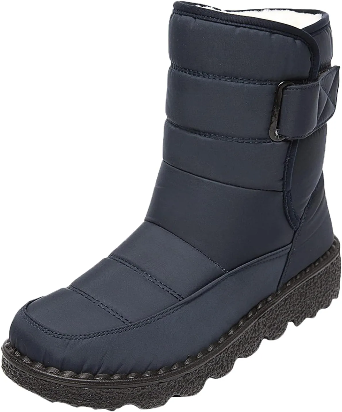 Slip on Snow Boots for Women Waterproof Insulated Ankle Snow Boots Women Slip ons Womens Slip on Winter Boots Ankle Womens Snow Shoes for Snowshoeing Womens Tall Leather Waterproof Boots
