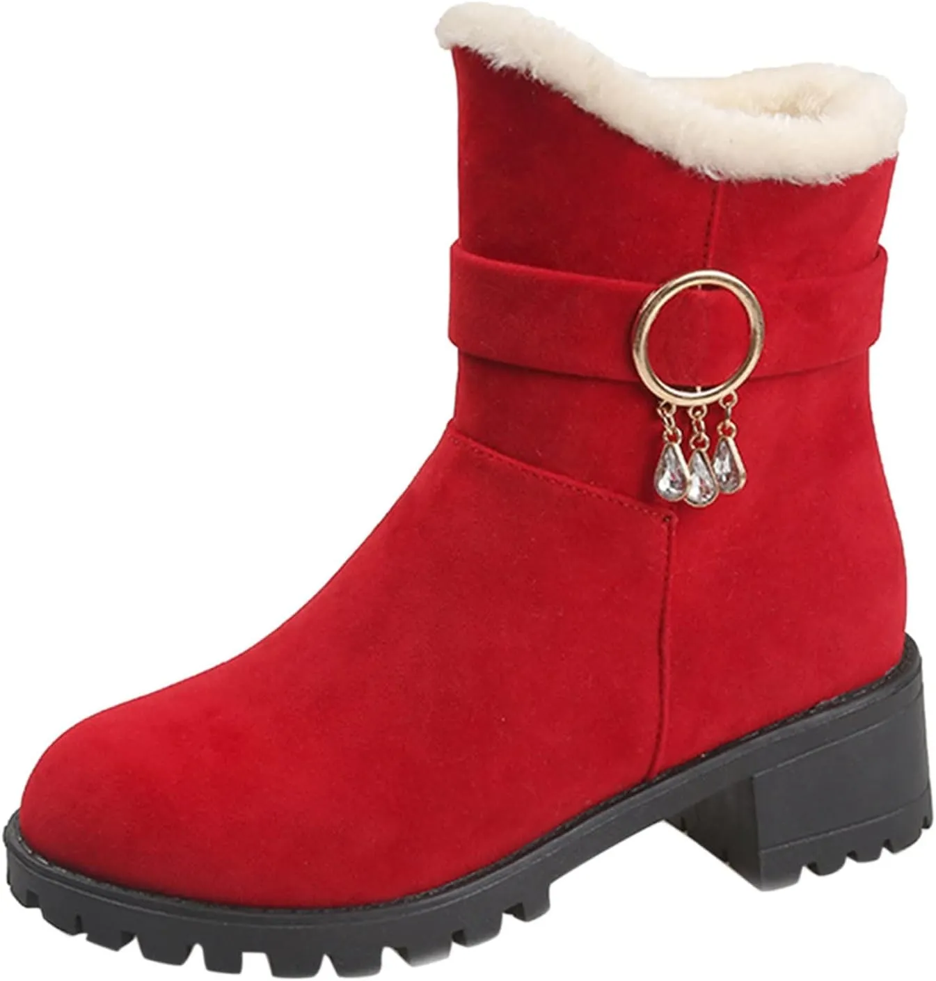 Slip on Waterproof Snow Boot Women Non Slip Snow Boots for Women Wide Women's Boots Winter Size 15 Zapatos Para La Nieve De Mujer Antideslizantes Botas De Invierno Para Mujer Negras