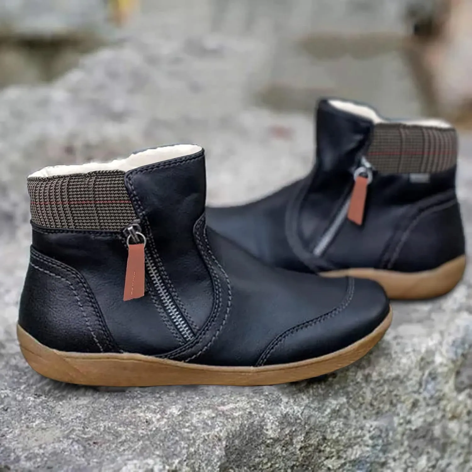 Slip on Winter Boots for Women Tall Womens Extra Wide Width Winter Boots Waterproof Snow Boots Wide Snowboard Boots Women Platform Mini Winter Boots for Women