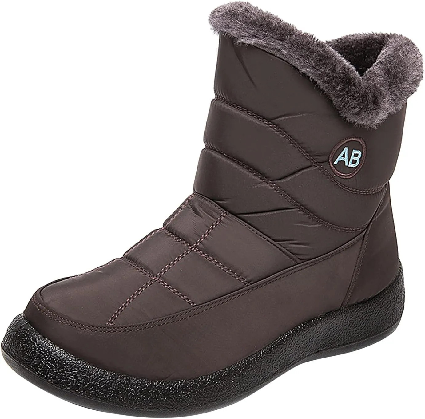 Snow Boots for Women Short Waterproof Winter Boots for Woman Women's Snow Boots Size 12 Tall Winter Boots for Women Wide Calf Botas De Vestir Para Invierno Mujeres