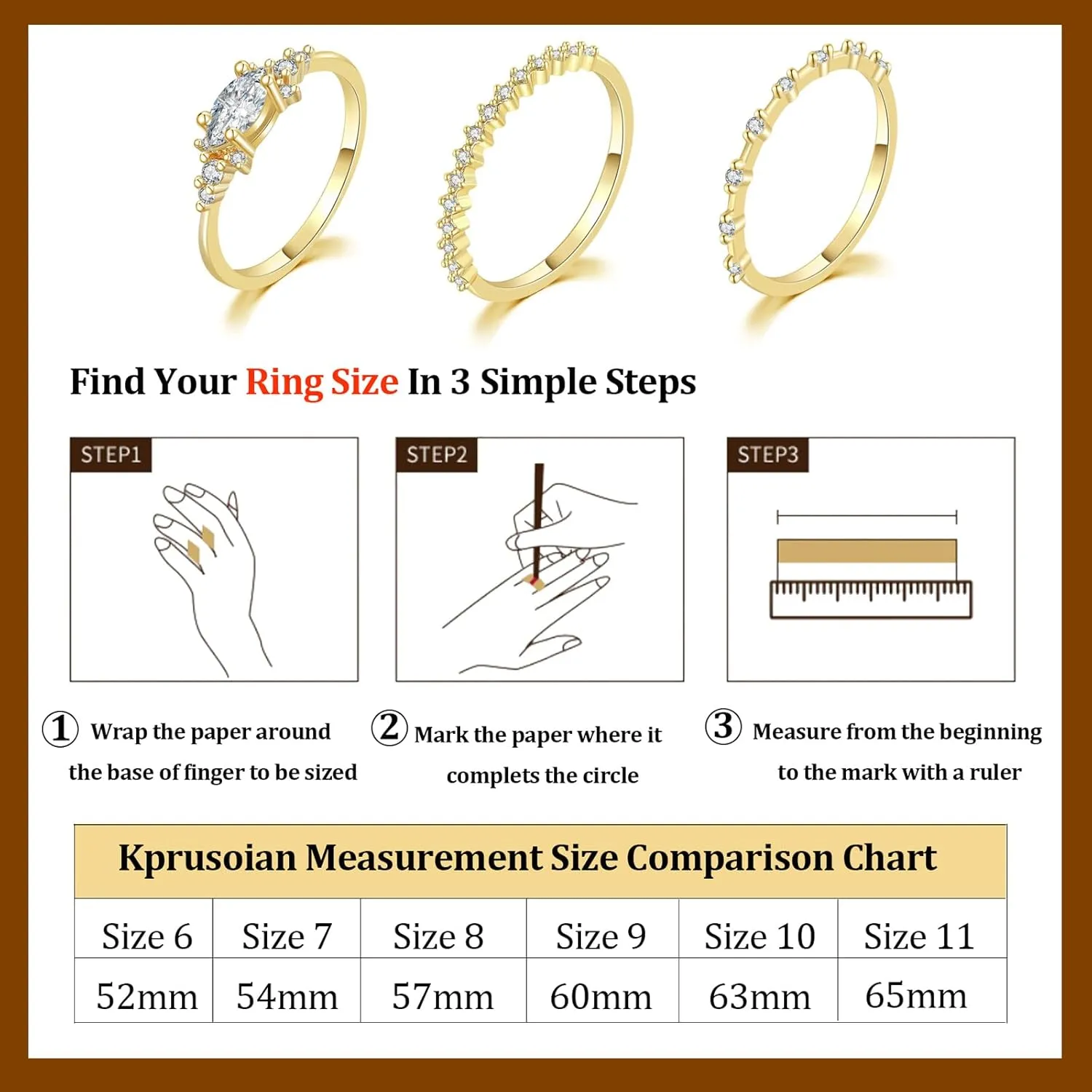 Stackable Gold Rings for Women,Dainty Sparkly Cubic Zirconia Thumb Ring Set Statement Chunky Knuckle Rings Promise Engagement Jewelry
