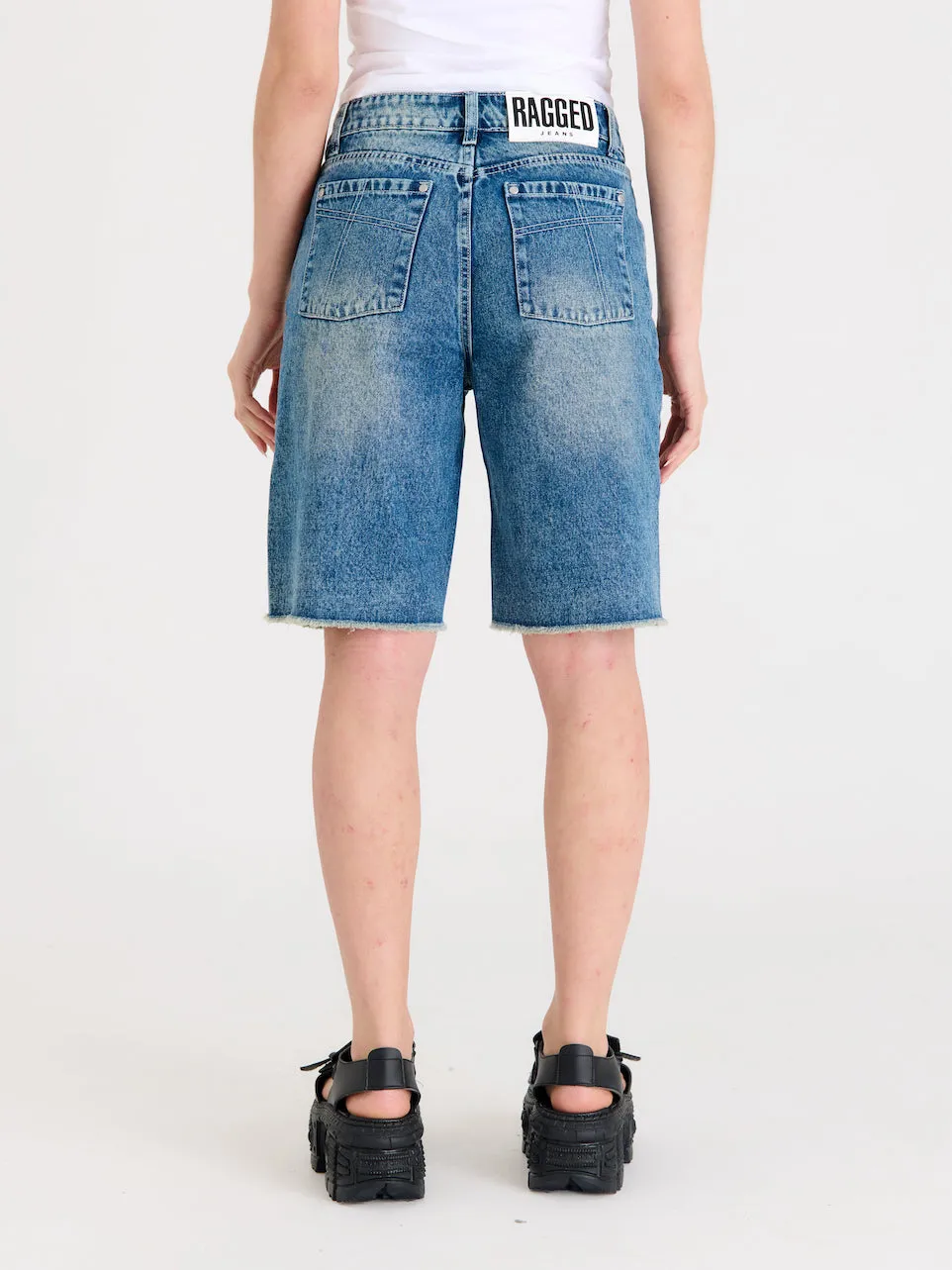 Straight Leg Short Blue