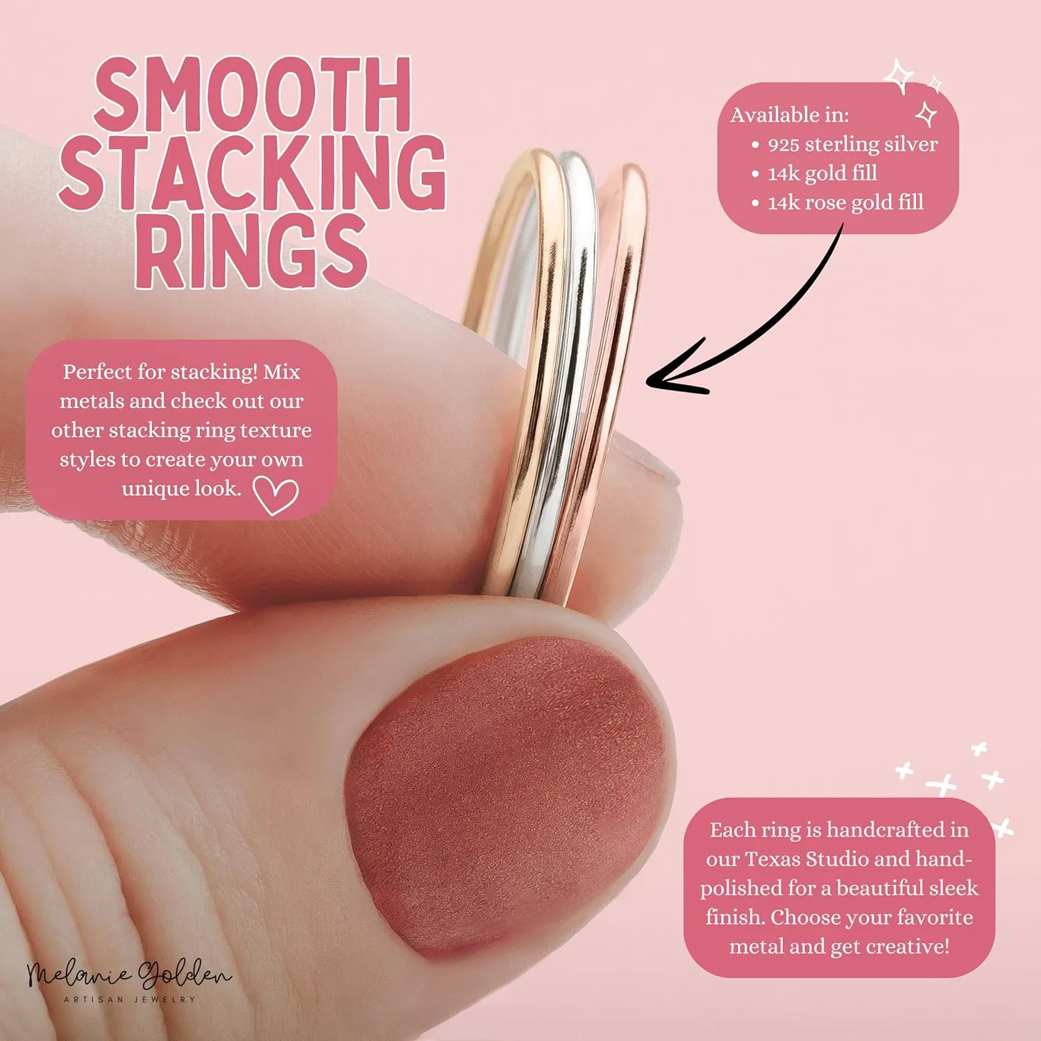 Thin Smooth Stacking 1mm Skinny Ring in Silver, Gold, or Rose Gold | Comfort Fit | Sizes 4-10 (8.5, 925 Sterling Silver)