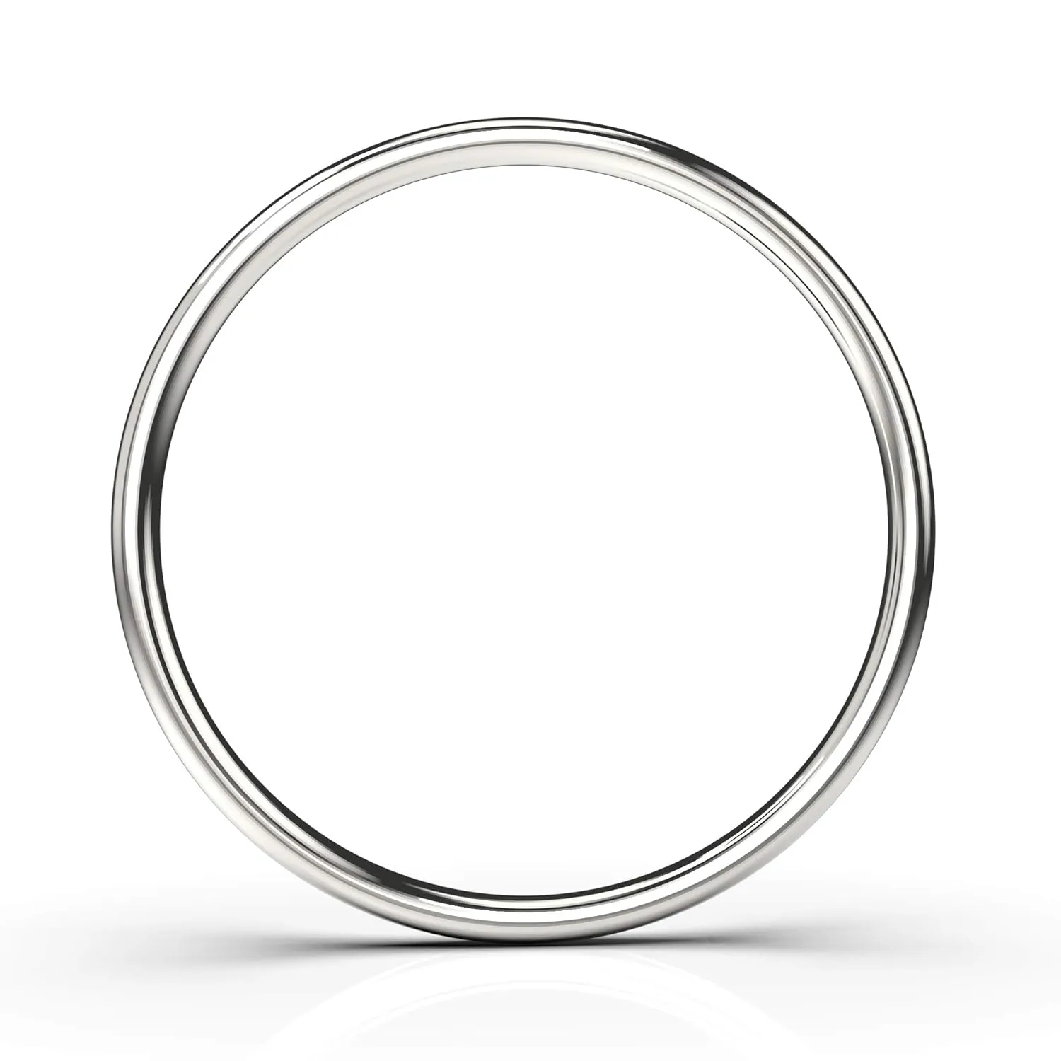 Thin Smooth Stacking 1mm Skinny Ring in Silver, Gold, or Rose Gold | Comfort Fit | Sizes 4-10 (8.5, 925 Sterling Silver)