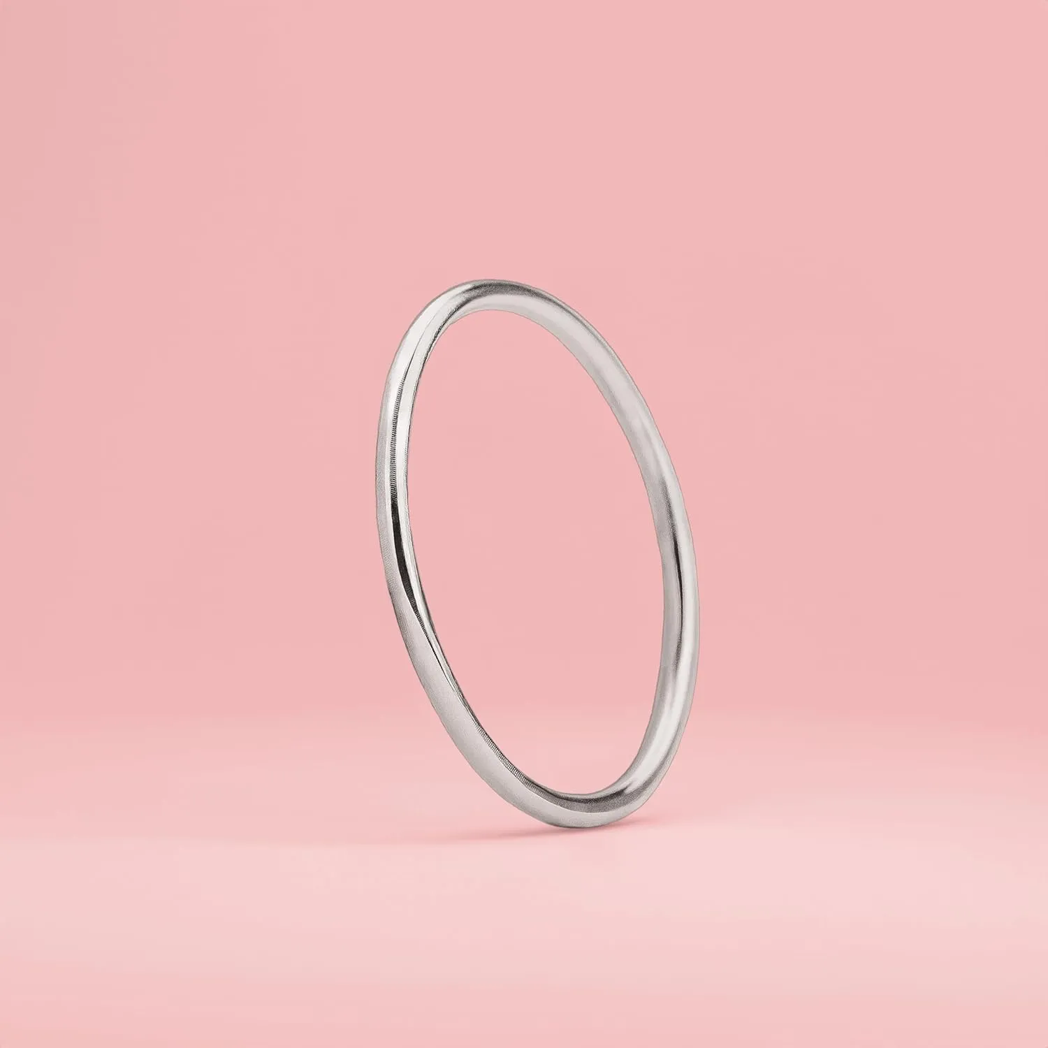 Thin Smooth Stacking 1mm Skinny Ring in Silver, Gold, or Rose Gold | Comfort Fit | Sizes 4-10 (8.5, 925 Sterling Silver)