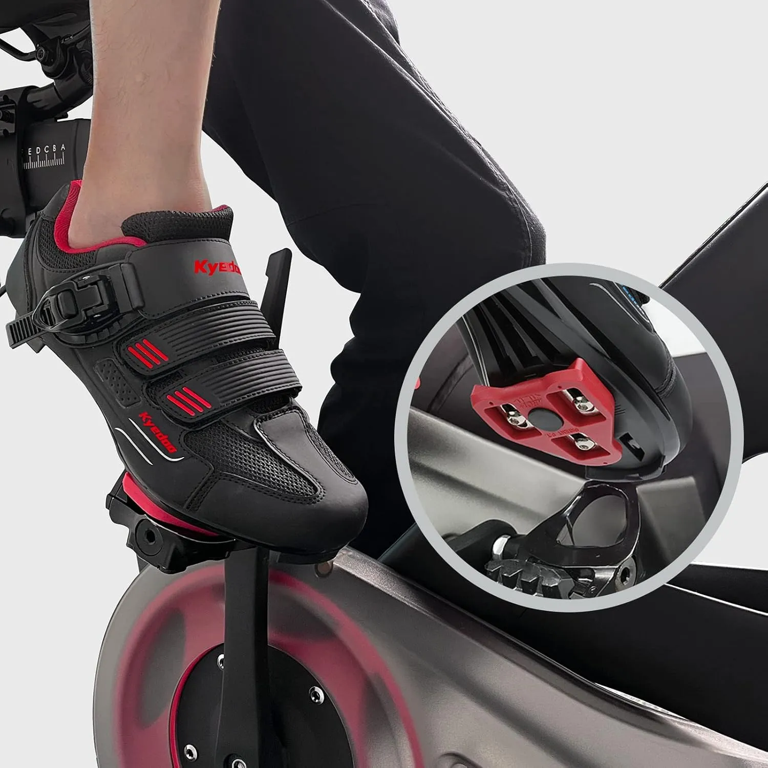 Unisex Cycling Shoes Compatible with Peloton Bike Shoes Indoor Clip in Peleton Road Bike Riding Racing Biking Shoes with Delta Cleats for Mens Womens Indoor Outdoor Bike Pedal