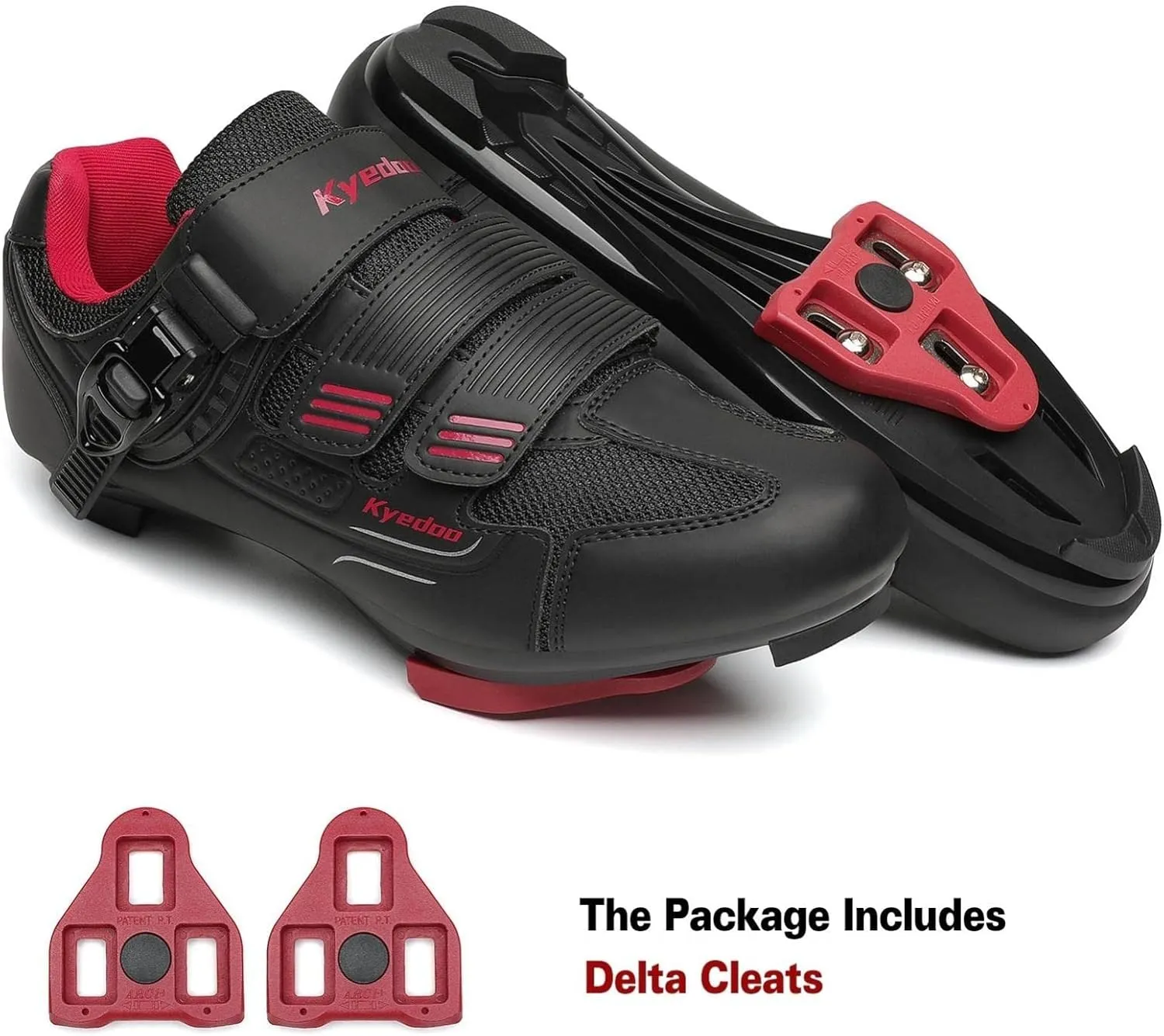 Unisex Cycling Shoes Compatible with Peloton Bike Shoes Indoor Clip in Peleton Road Bike Riding Racing Biking Shoes with Delta Cleats for Mens Womens Indoor Outdoor Bike Pedal