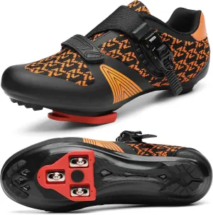 Unisex Cycling Shoes for Men Women Compatible with Peloton Bike Shoes with Delta Cleats for Road Biking Indoor Outdoor Pedal