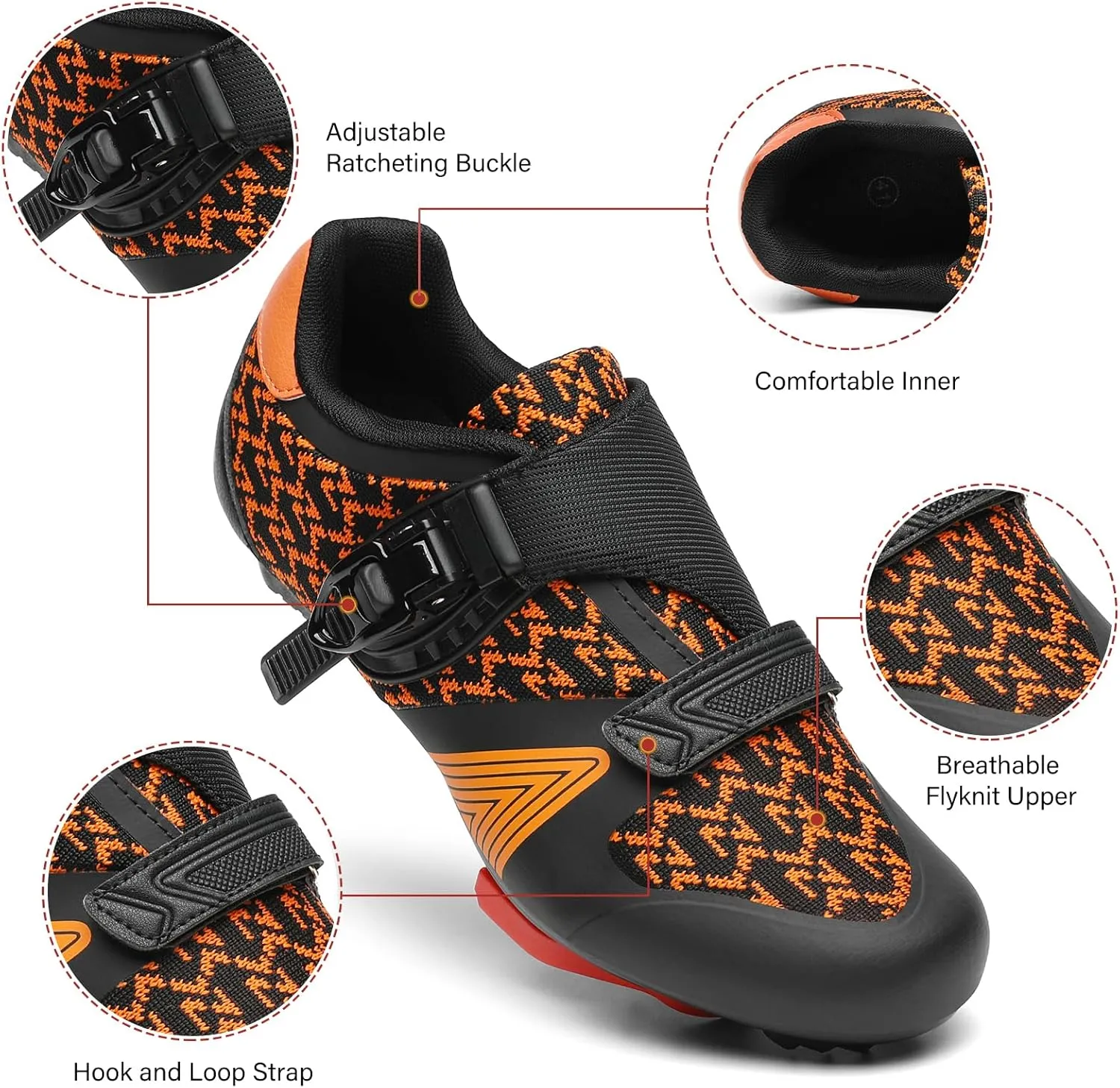 Unisex Cycling Shoes for Men Women Compatible with Peloton Bike Shoes with Delta Cleats for Road Biking Indoor Outdoor Pedal