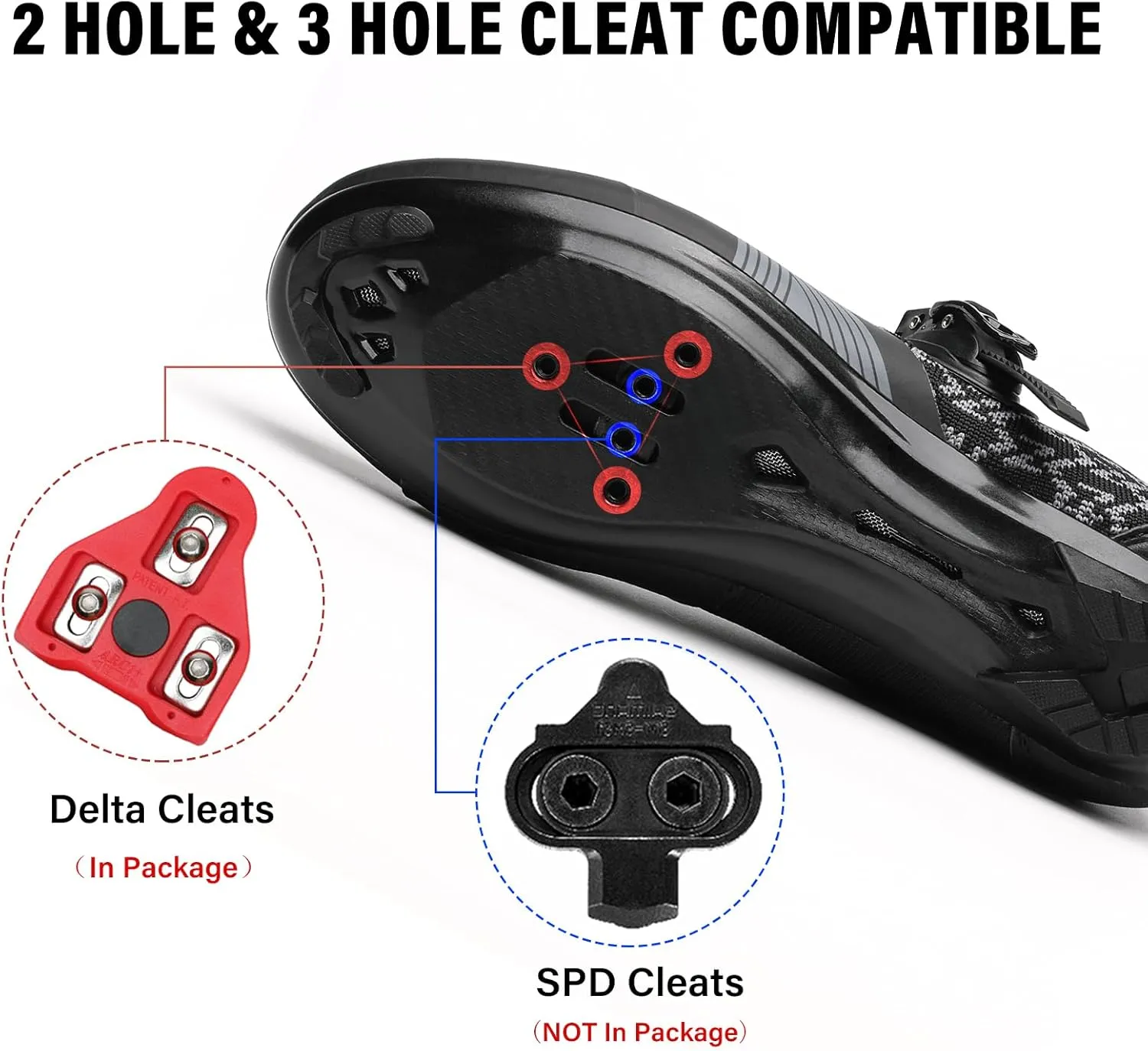 Unisex Cycling Shoes for Men Women Compatible with Peloton Bike Shoes with Delta Cleats for Road Biking Indoor Outdoor Pedal