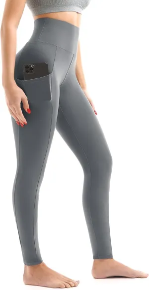 Walifrey Leggings with Pockets for Women, High Waisted Buttery Soft Womens Leggings for Gym Yoga Workout