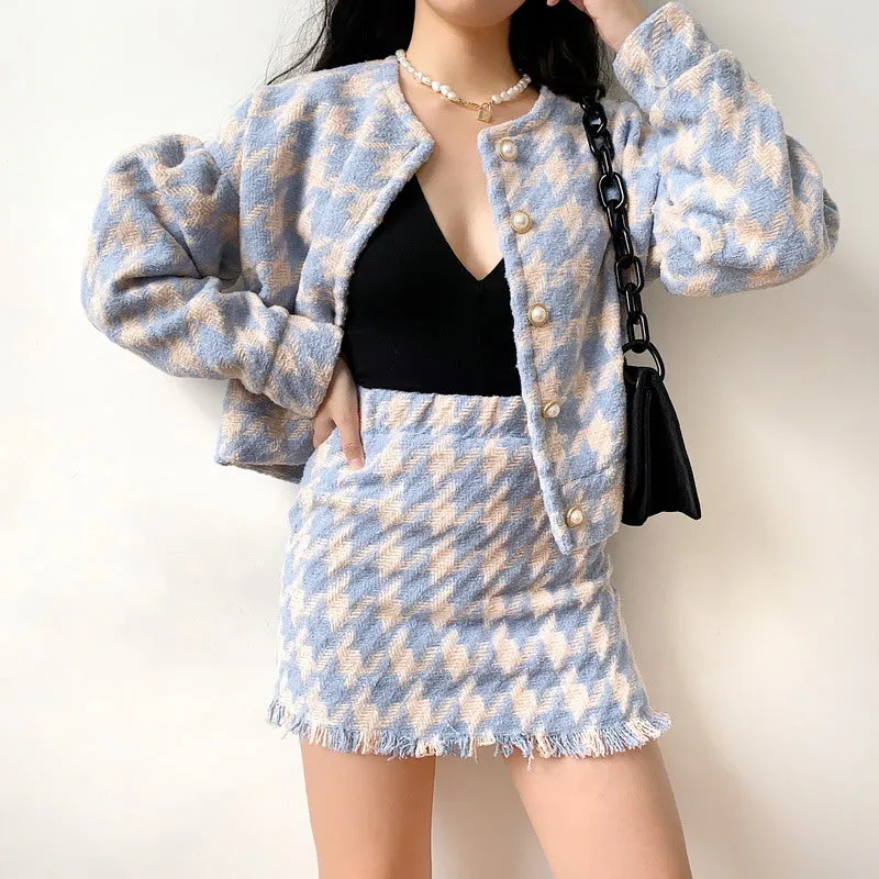 Wenkouban - Cherie Houndstooth Set