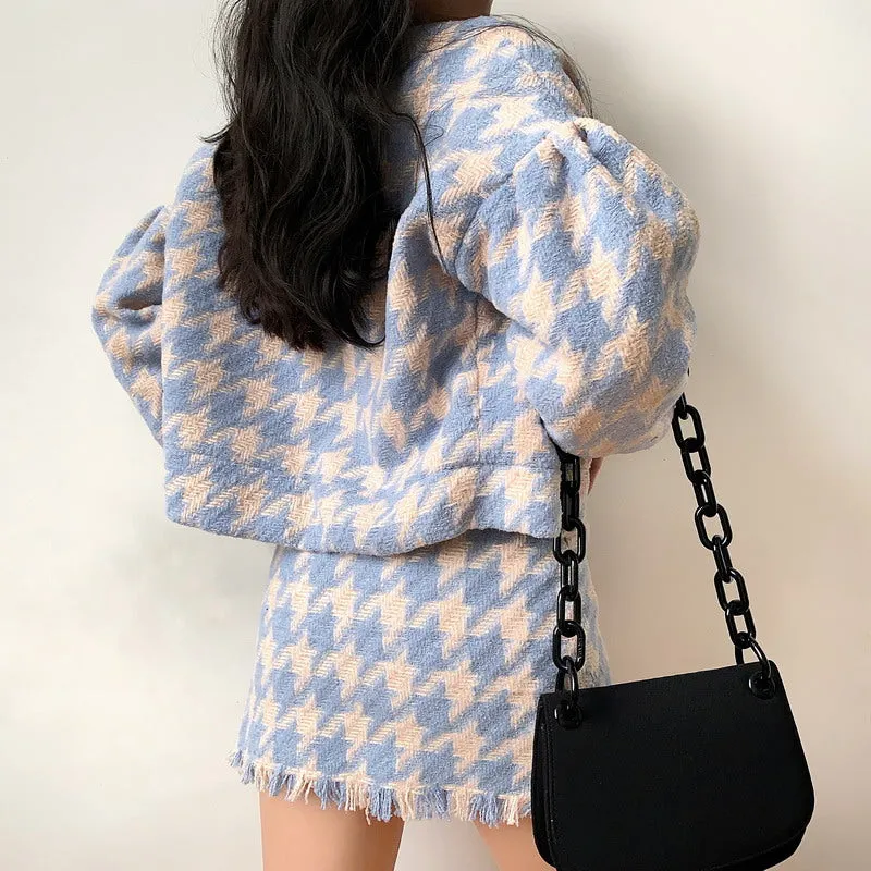 Wenkouban - Cherie Houndstooth Set