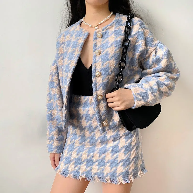 Wenkouban - Cherie Houndstooth Set