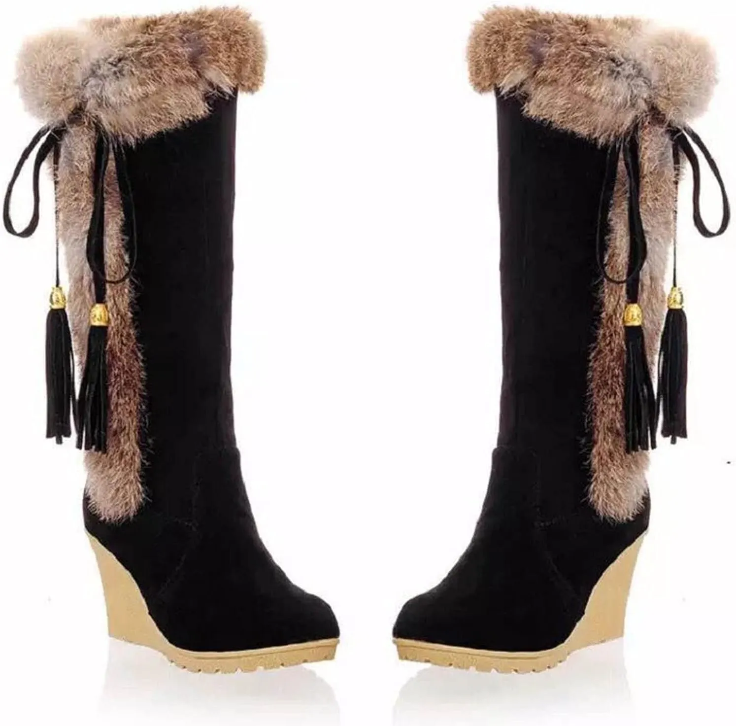 Wide Width Snow Boots for Women Plus Size Non Slip Snow Boots for Women Wide Women Winter Boots Wide Width Women's Winter Boots Botas De Mujer Para Invierno