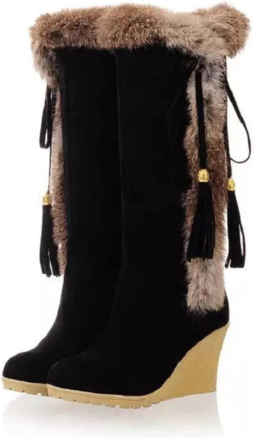 Wide Width Snow Boots for Women Plus Size Non Slip Snow Boots for Women Wide Women Winter Boots Wide Width Women's Winter Boots Botas De Mujer Para Invierno