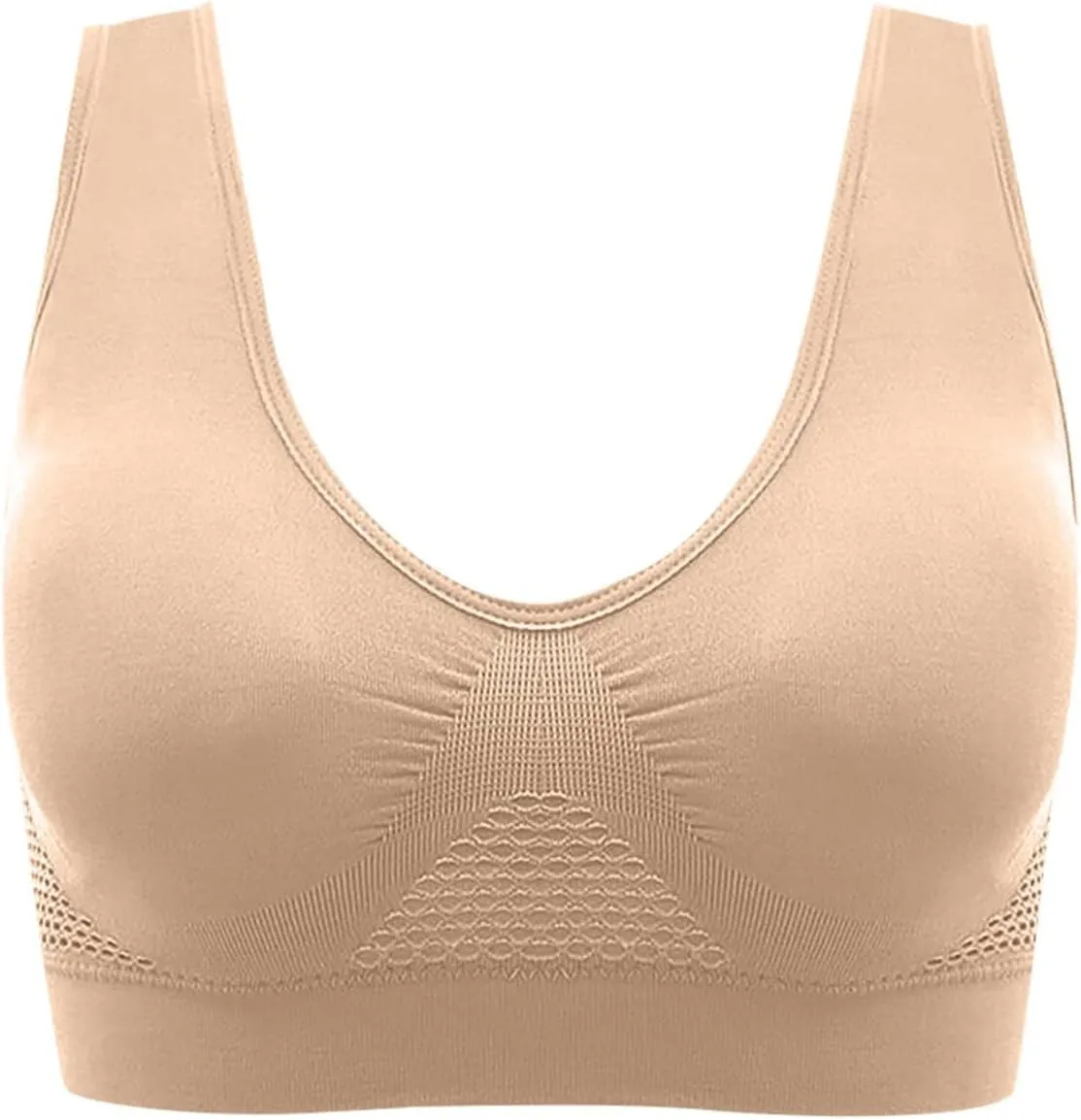 Wirefree Bras for Women Full Coverage No Underwire Everyday Bras Comfortable Bras No Underwire Seamless Everyday Bras