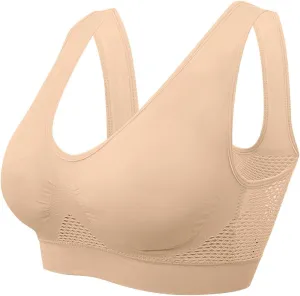 Wirefree Bras for Women Full Coverage No Underwire Everyday Bras Comfortable Bras No Underwire Seamless Everyday Bras