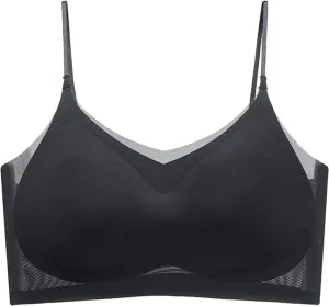 Wirefree Bras for Women Full Coverage No Underwire Everyday Bras Comfortable Bras No Underwire Seamless Everyday Bras