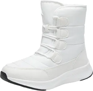 Women Snow Boots Waterproof Winter Boots Non Slip Fully Fur Booties Winter Warm Outdoor Ankle Boots Thickening Winter Shoes Walking Hiking Booties