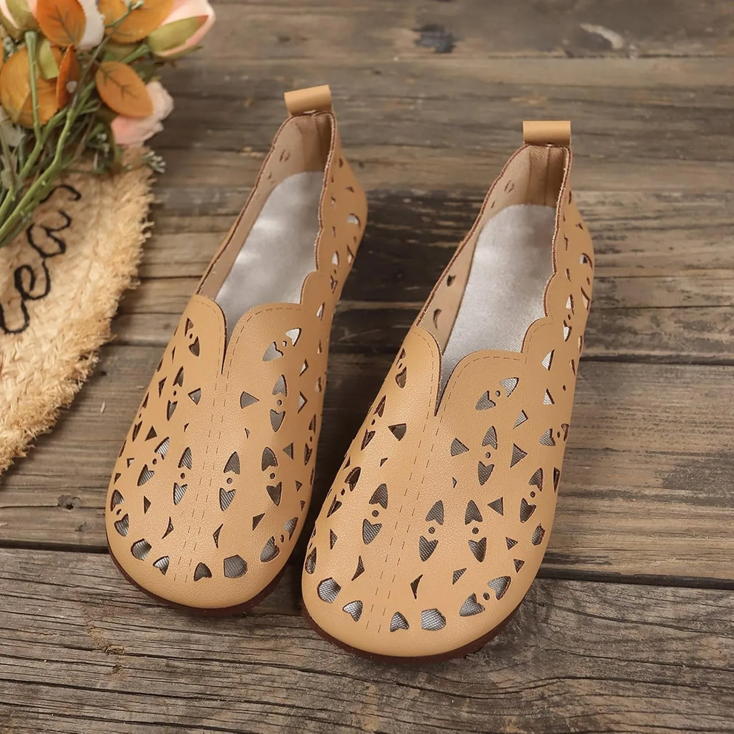 Women's Casual Sandals Comfortable Slip On Toe Post Beach Walking Shoes for Summer Spring Outfits 2PCS