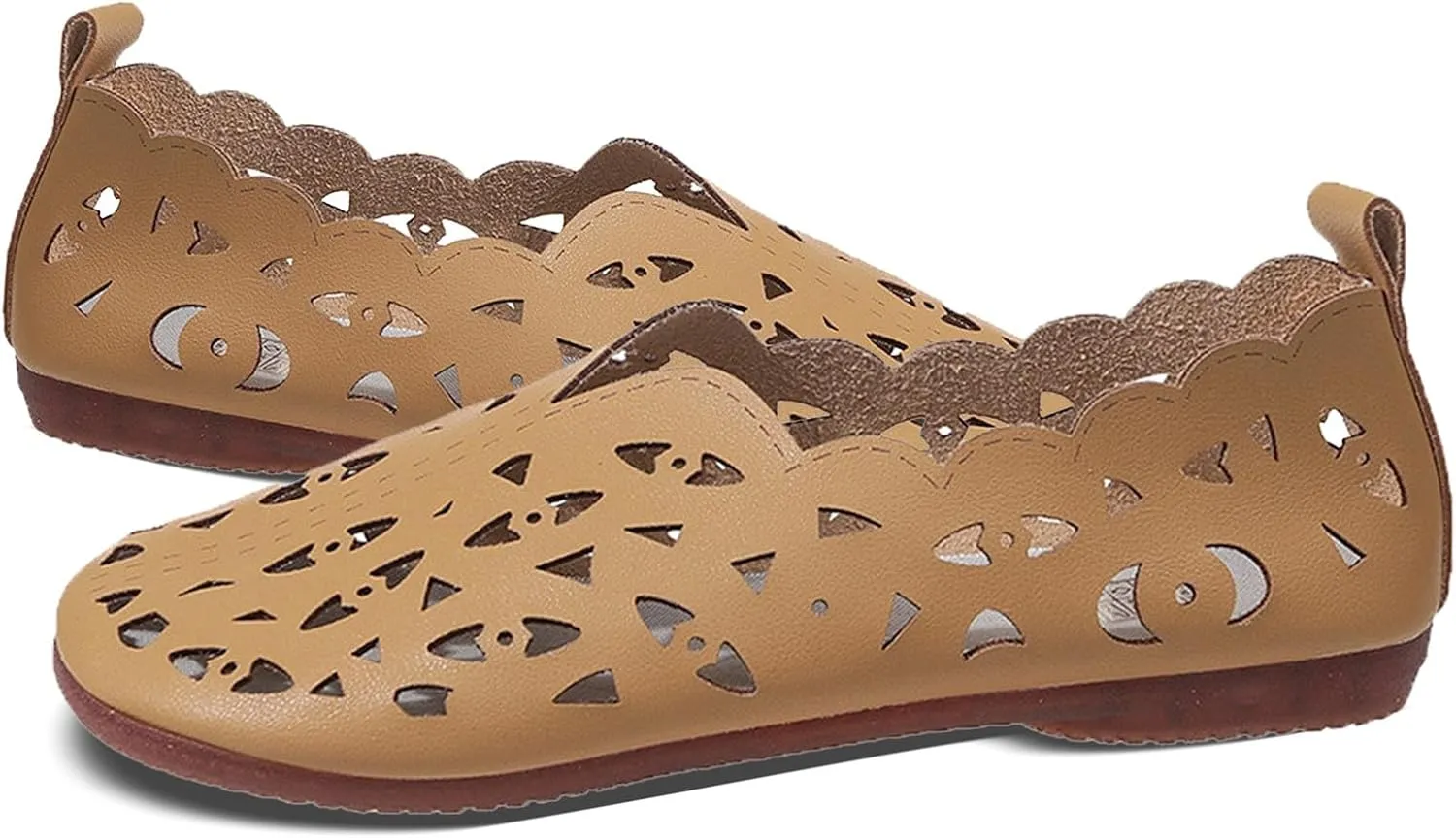 Women's Casual Sandals Comfortable Slip On Toe Post Beach Walking Shoes for Summer Spring Outfits 2PCS