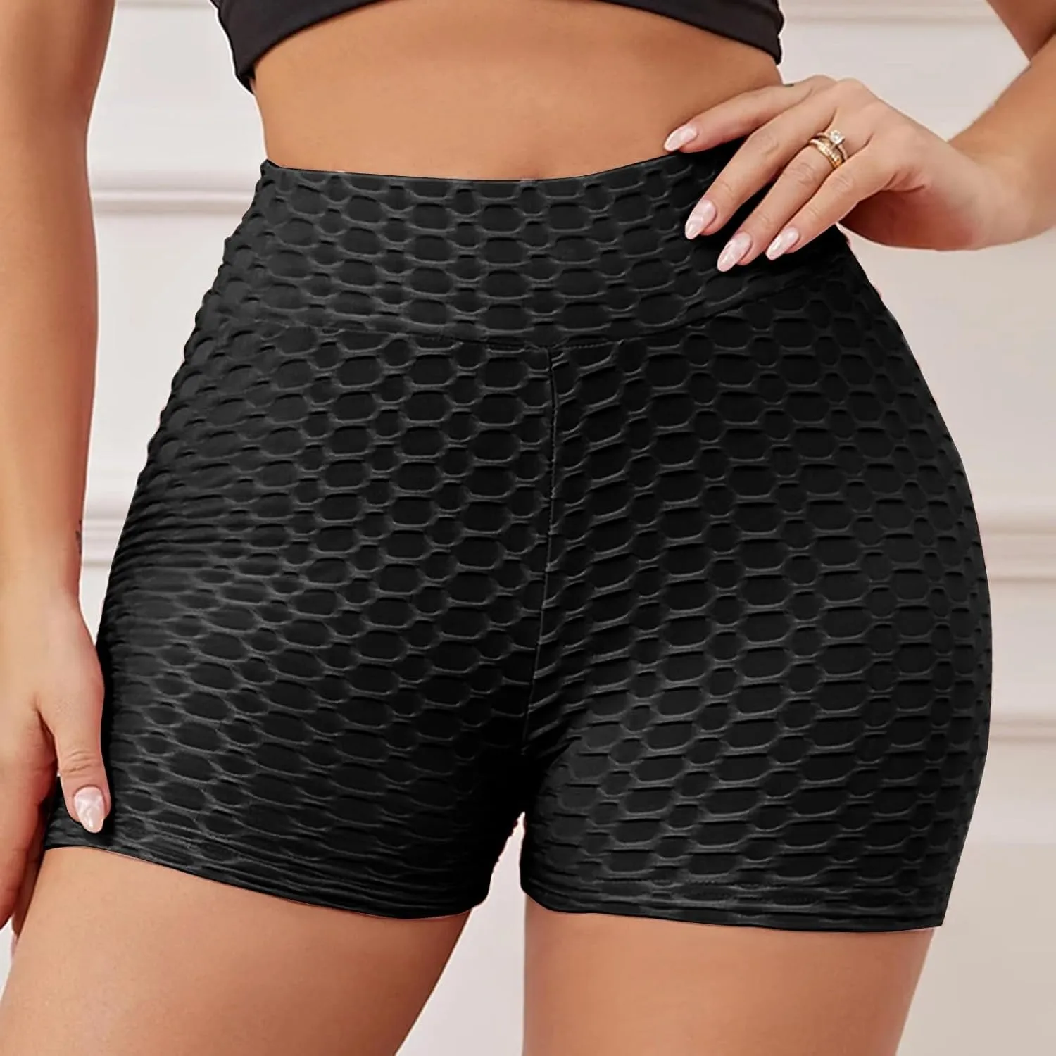 Women's Naked Feeling Biker Shorts Women Athletic Active Yoga Short Shorts Booty Shorts Mini Seamless Scrunch Short