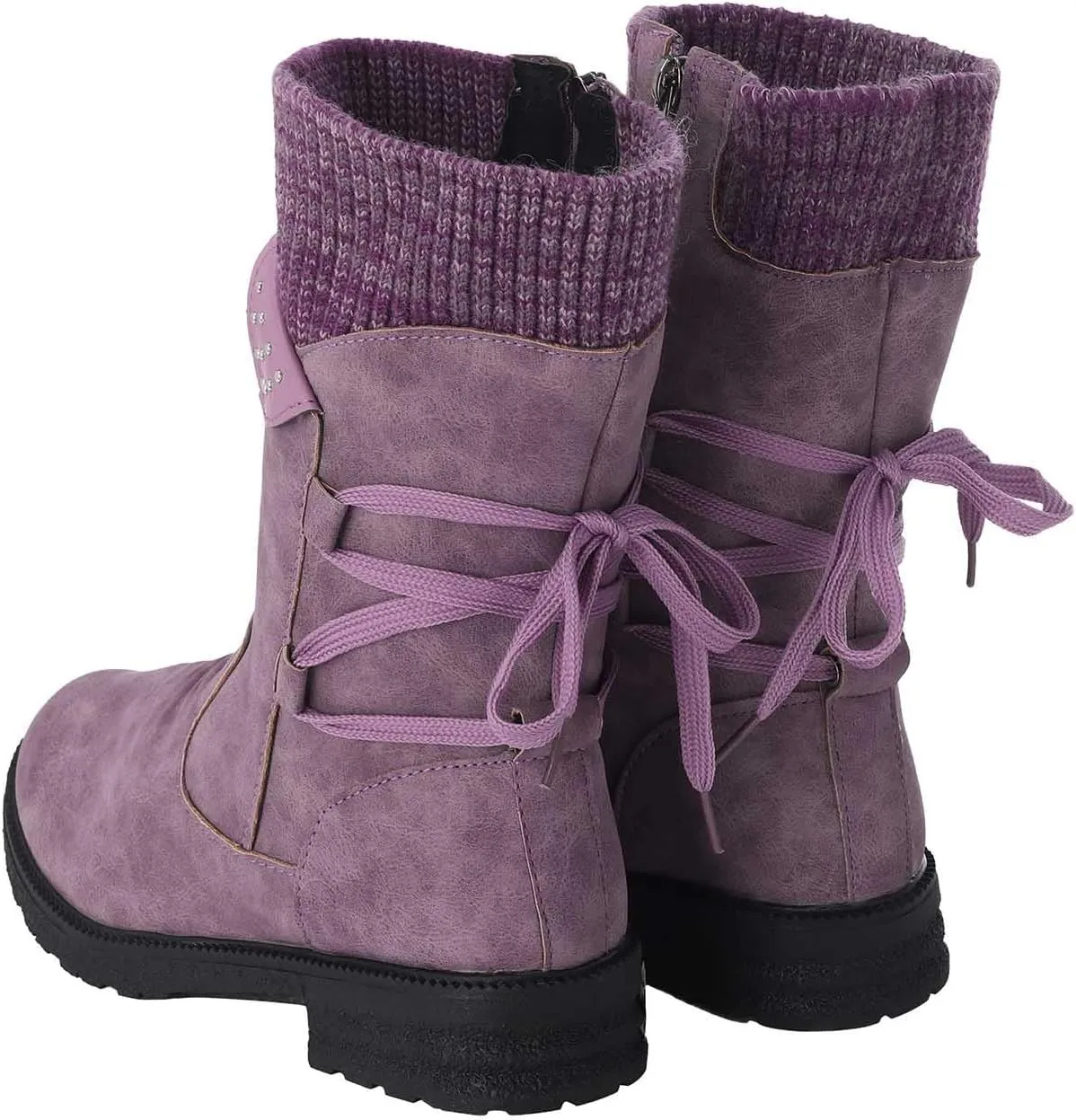 Women's Snow Boots Waterproof Size 12 Women's Duck Boots Waterproof Black Womens Winter Booties Slippers Size 11 Womens Winter Fur Lined Boots Botas De Invierno Para Mujer Para El Agua