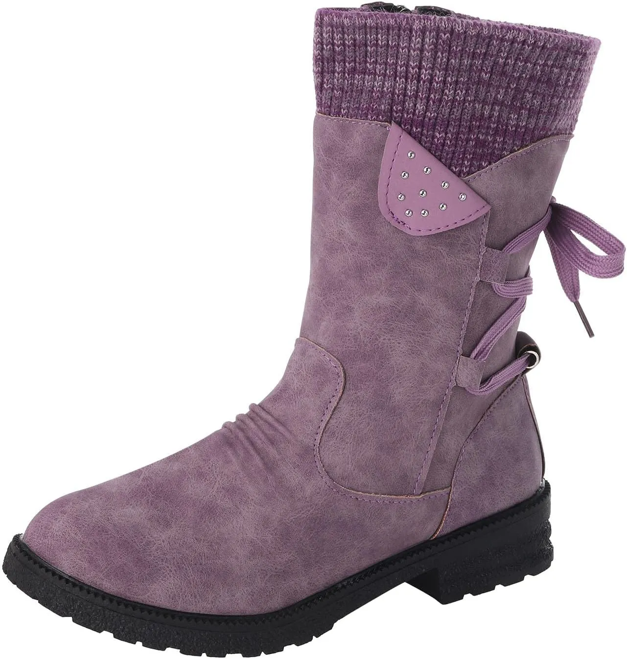 Women's Snow Boots Waterproof Size 12 Women's Duck Boots Waterproof Black Womens Winter Booties Slippers Size 11 Womens Winter Fur Lined Boots Botas De Invierno Para Mujer Para El Agua