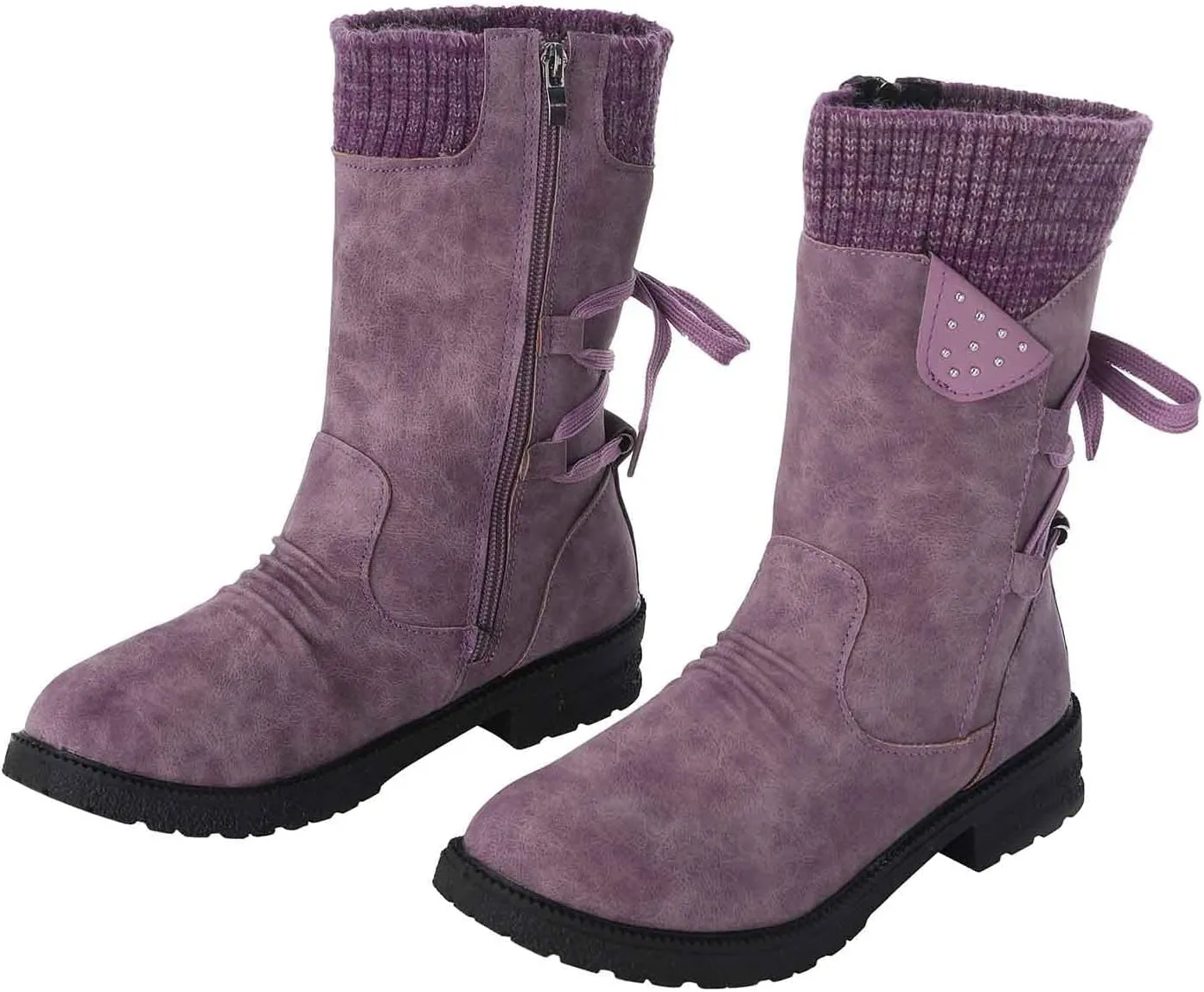 Women's Snow Boots Waterproof Size 12 Women's Duck Boots Waterproof Black Womens Winter Booties Slippers Size 11 Womens Winter Fur Lined Boots Botas De Invierno Para Mujer Para El Agua