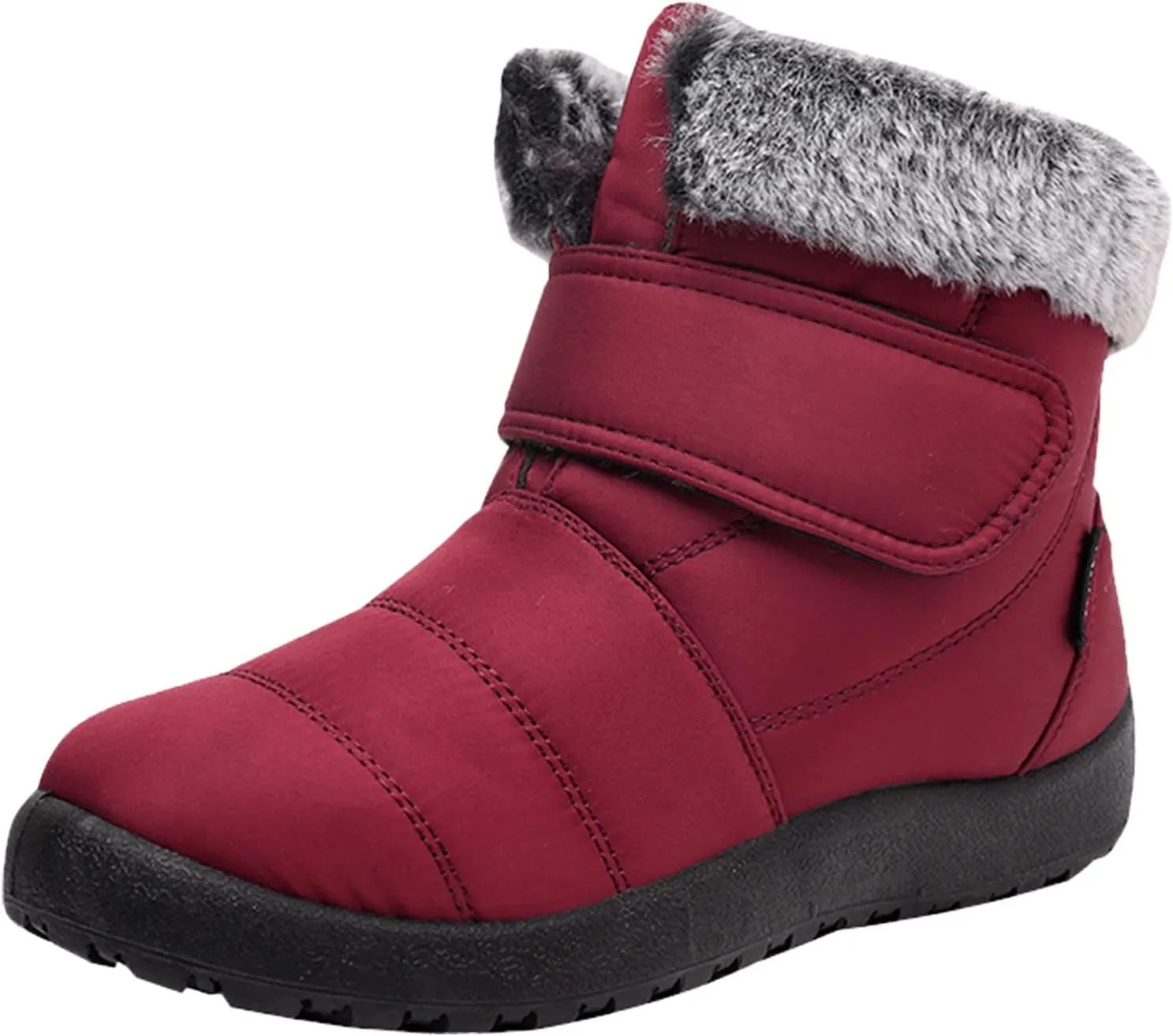 Women's Snow Boots Wide Width Womens Snow Boots Ankle Ladies Waterproof Snow Boots with Heels Womens Hunting Hiking Boots Waterproof Insulated Botas Para Mujer De Invierno Sin TacN Sales Clearance